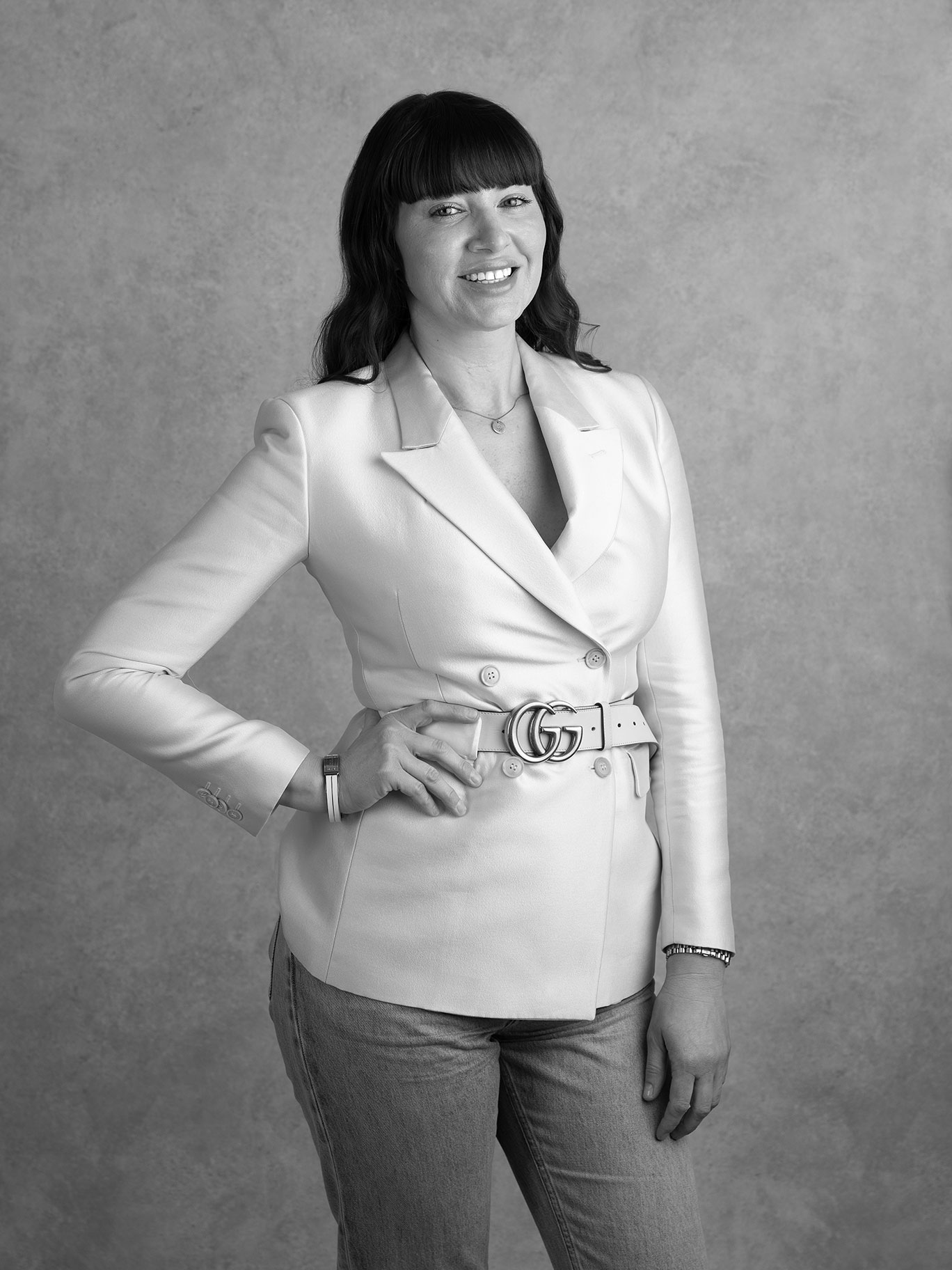 Kreativt porträtt av entreprenör med personligt uttryck, taget av Anna Arvidsson.