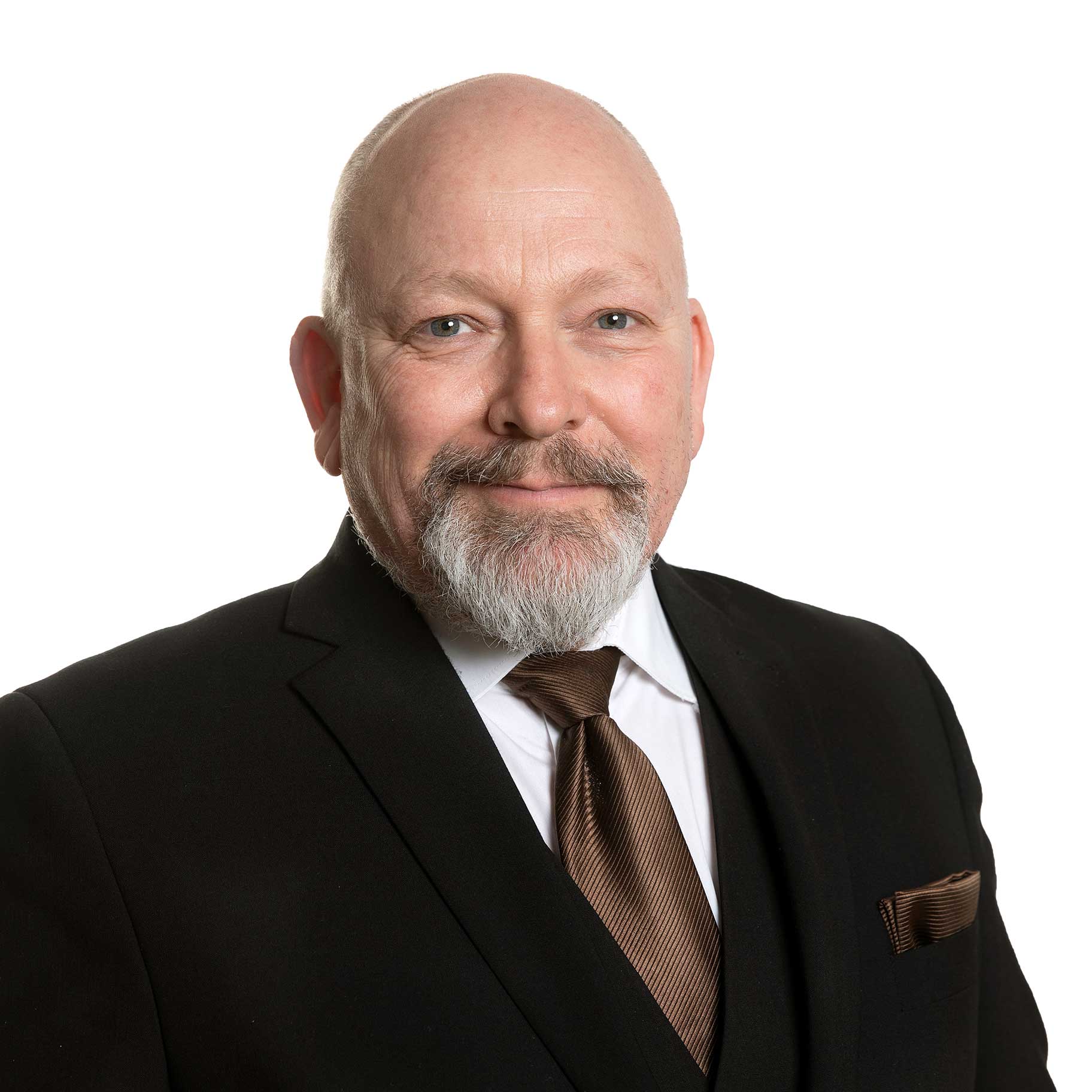 Professionell porträttbild för LinkedIn, tagen i Malmö.